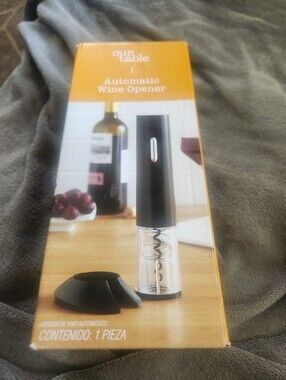 Black Automatic Wine Opener
